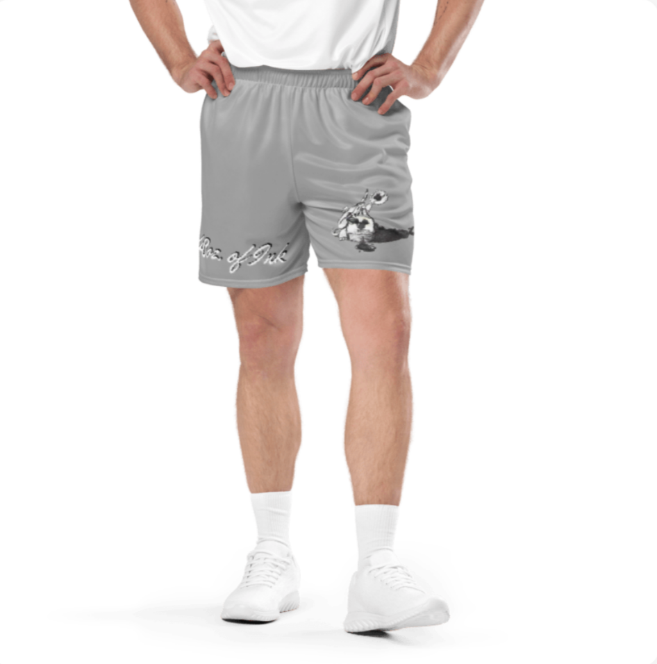 40oz. Rat silver, Unisex mesh shorts