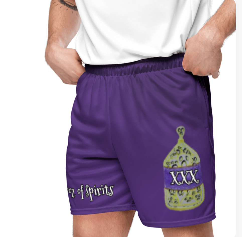 40oz. Of Spirits, Unisex mesh shorts