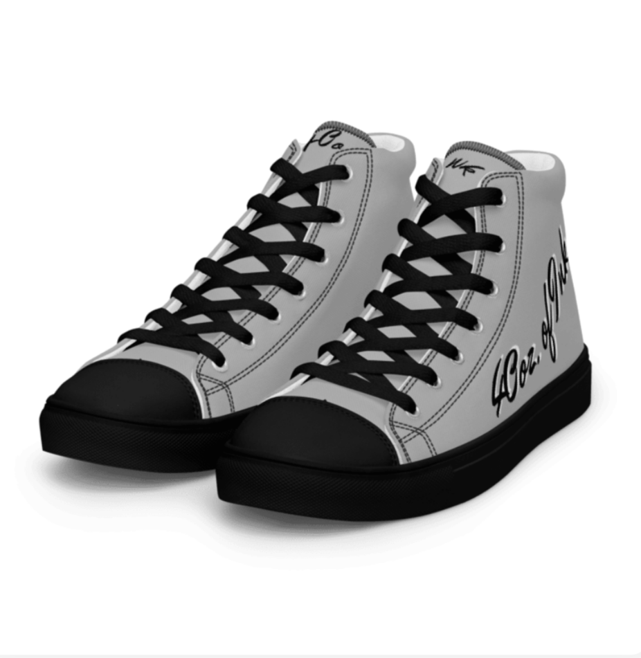 40oz. Rat, Men’s high top canvas shoes