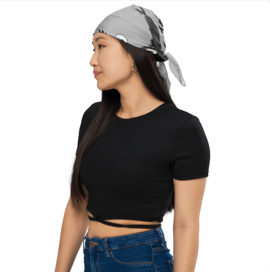 40oz rat two color, All-over print bandana